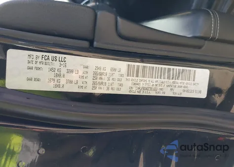 2016 Jeep Grand Cherokee Limited z USA, uszkodzony, nr VIN 1C4RJFBG4GC381653